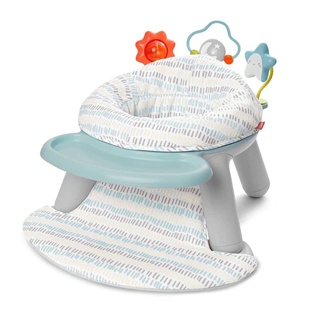 Skip Hop 2-in-1 Sit Up Activity Baby Chair - Silver Lining Cloud